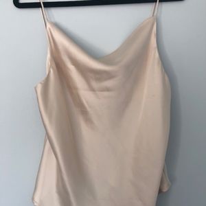 Cami Silk Top in Champagne
